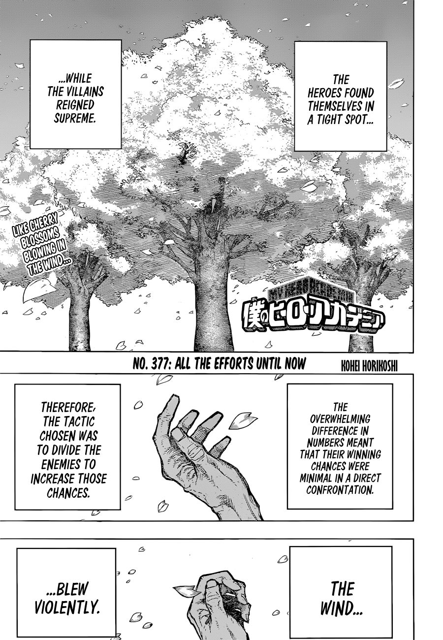 Boku No Hero Academia - Chapter 377