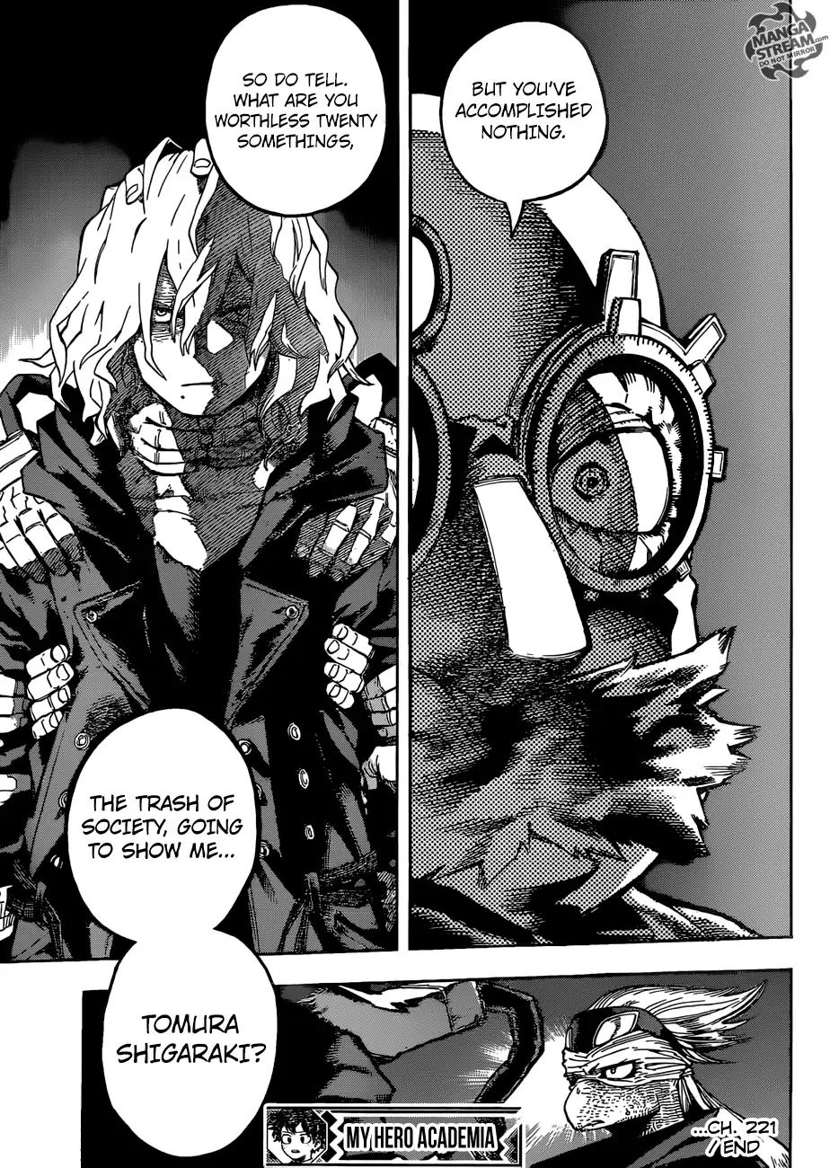 Boku No Hero Academia - Chapter 221: All For One S Parting Gift