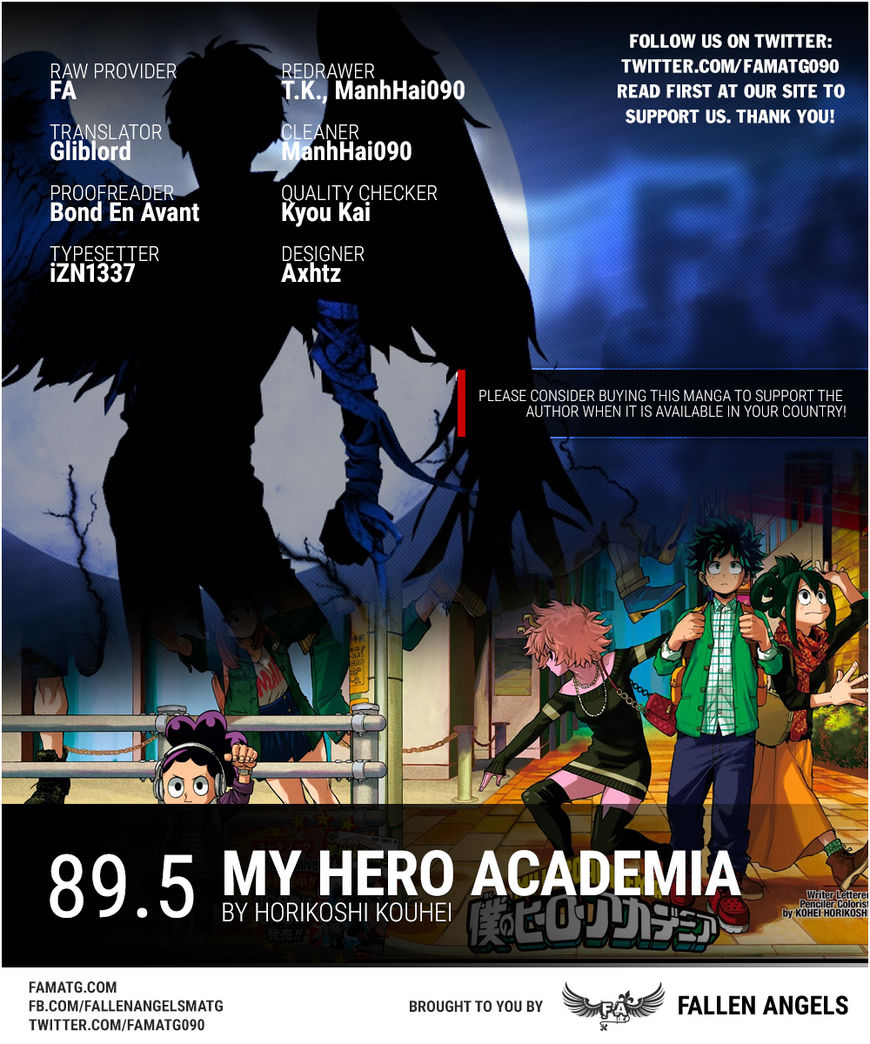 Boku No Hero Academia - Chapter 89.5 : Volume 10 Omake