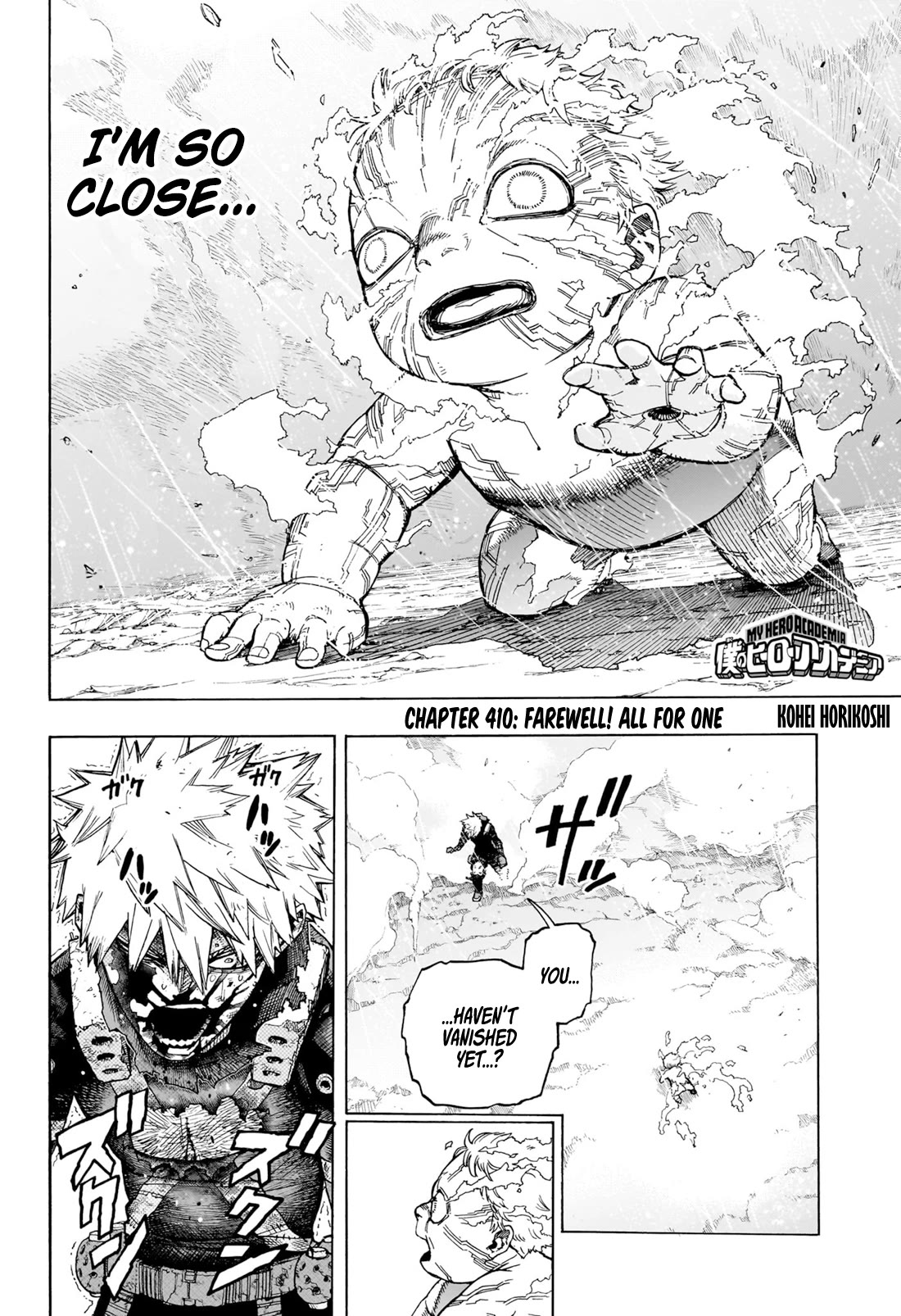 Boku No Hero Academia - Chapter 410: Farewell! All For One