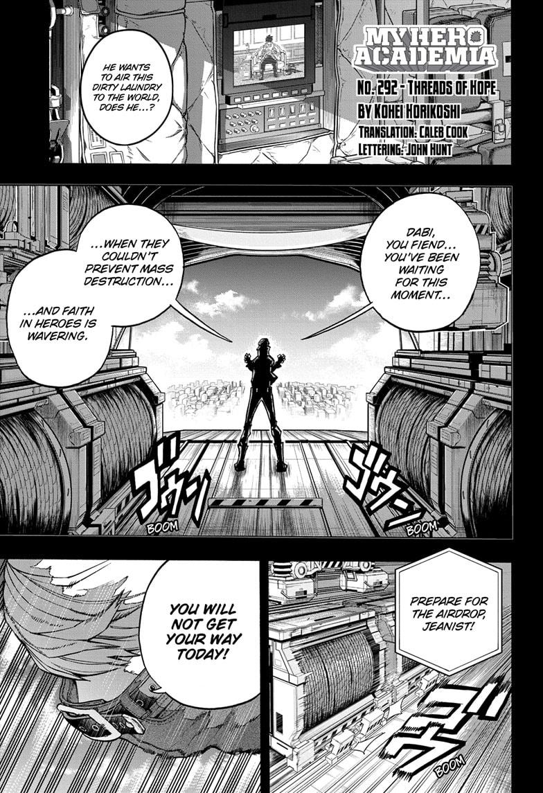 Boku No Hero Academia - Chapter 292