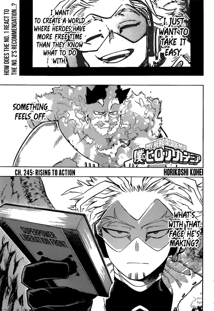 Boku No Hero Academia - Chapter 245: Rising To Action