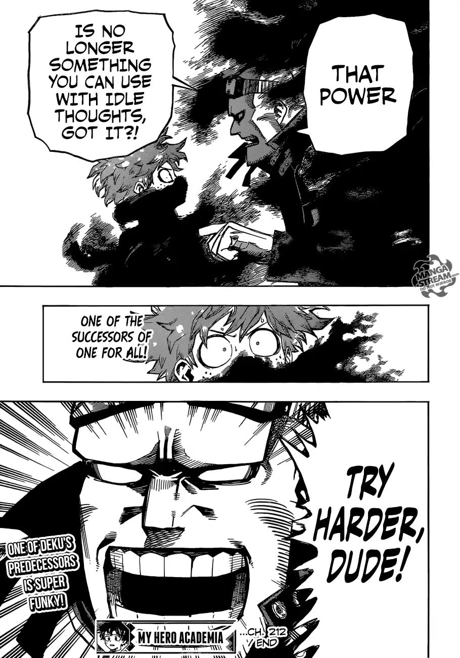 Boku No Hero Academia - Chapter 212: Successor