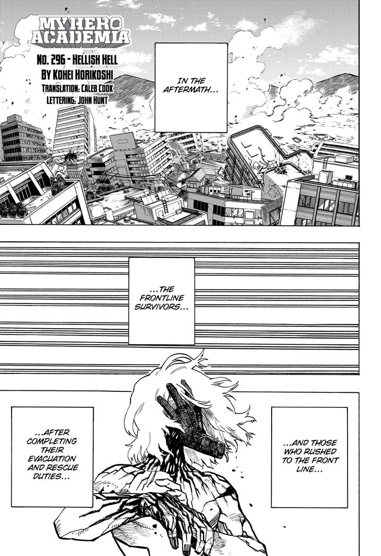 Boku No Hero Academia - Chapter 296