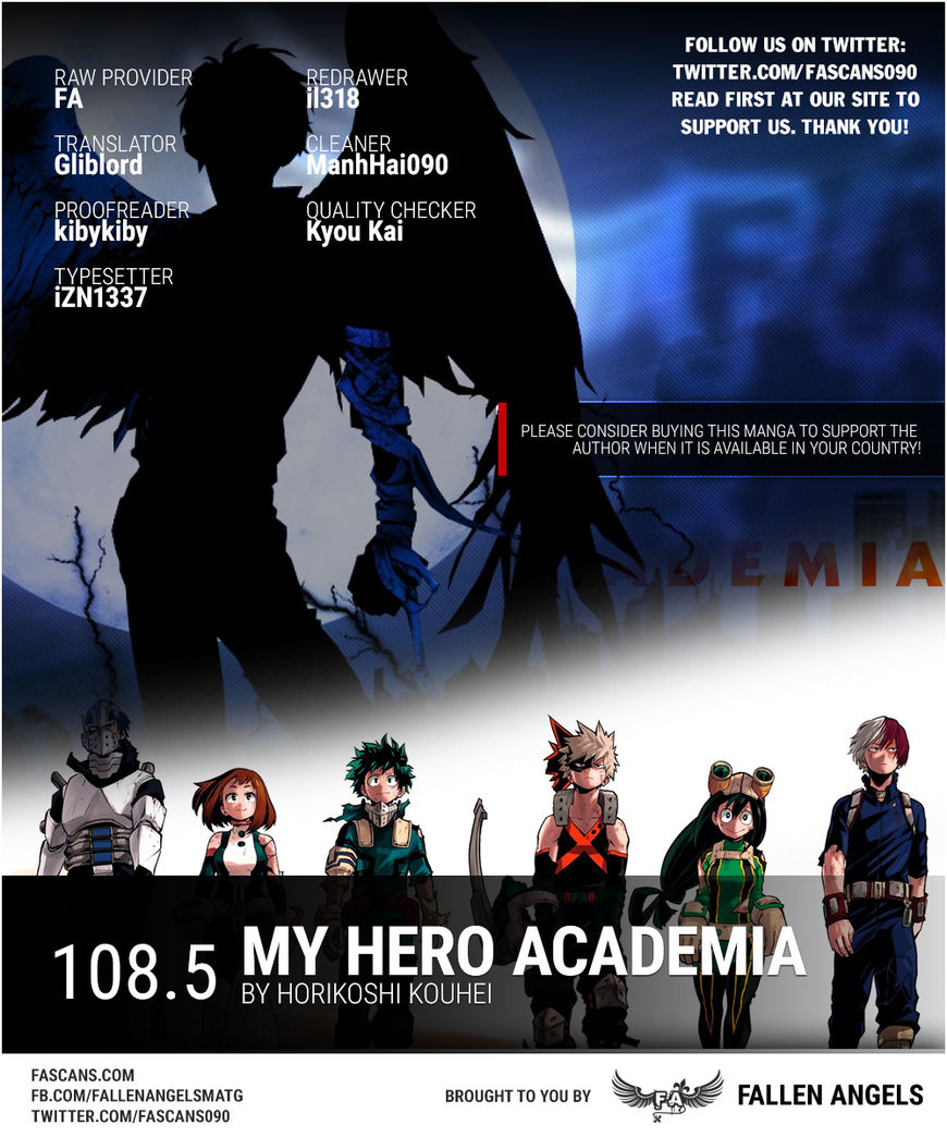 Boku No Hero Academia - Chapter 108.5 : Volume 12 Omake