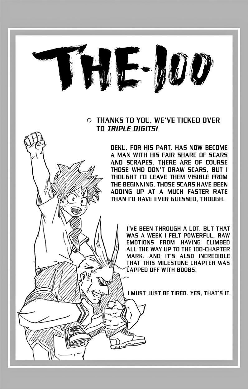 Boku No Hero Academia - Chapter 108.5 : Volume 12 Omake