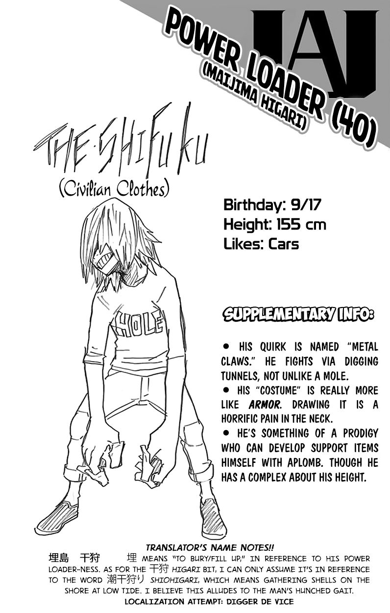 Boku No Hero Academia - Chapter 108.5 : Volume 12 Omake