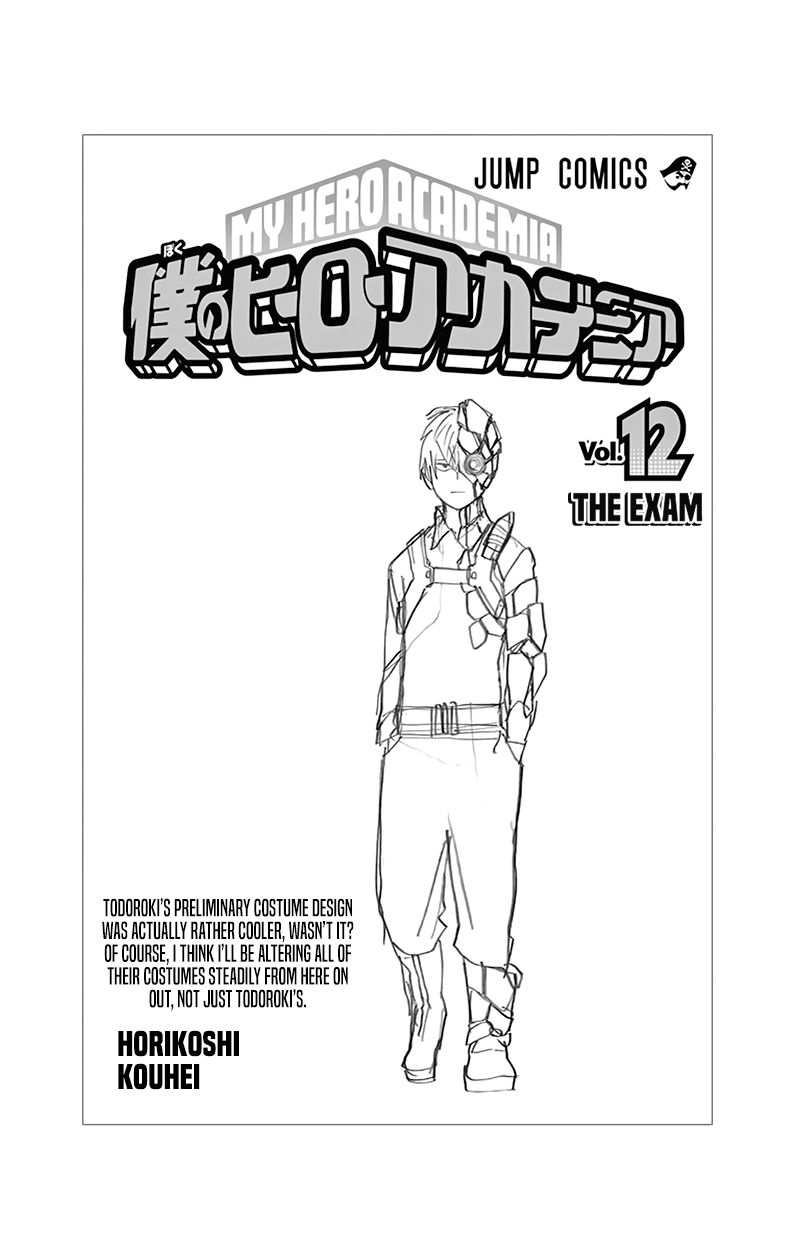 Boku No Hero Academia - Chapter 108.5 : Volume 12 Omake