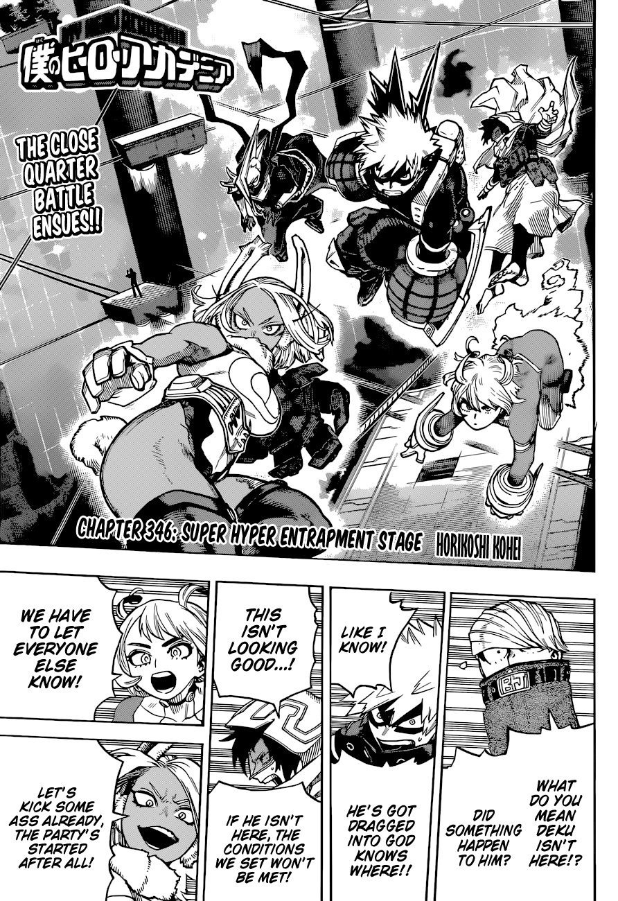 Boku No Hero Academia - Chapter 346