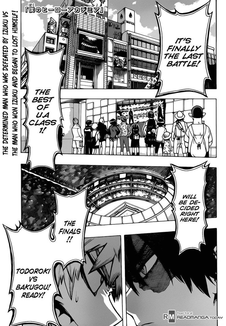 Boku No Hero Academia - Chapter 43 : Todoroki Vs. Bakugou