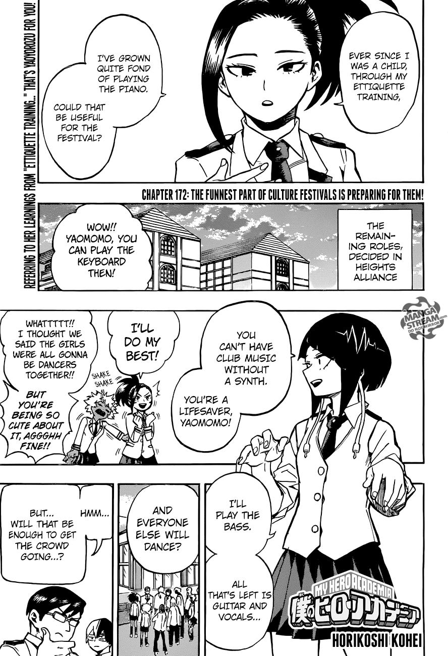 Boku No Hero Academia - Chapter 172