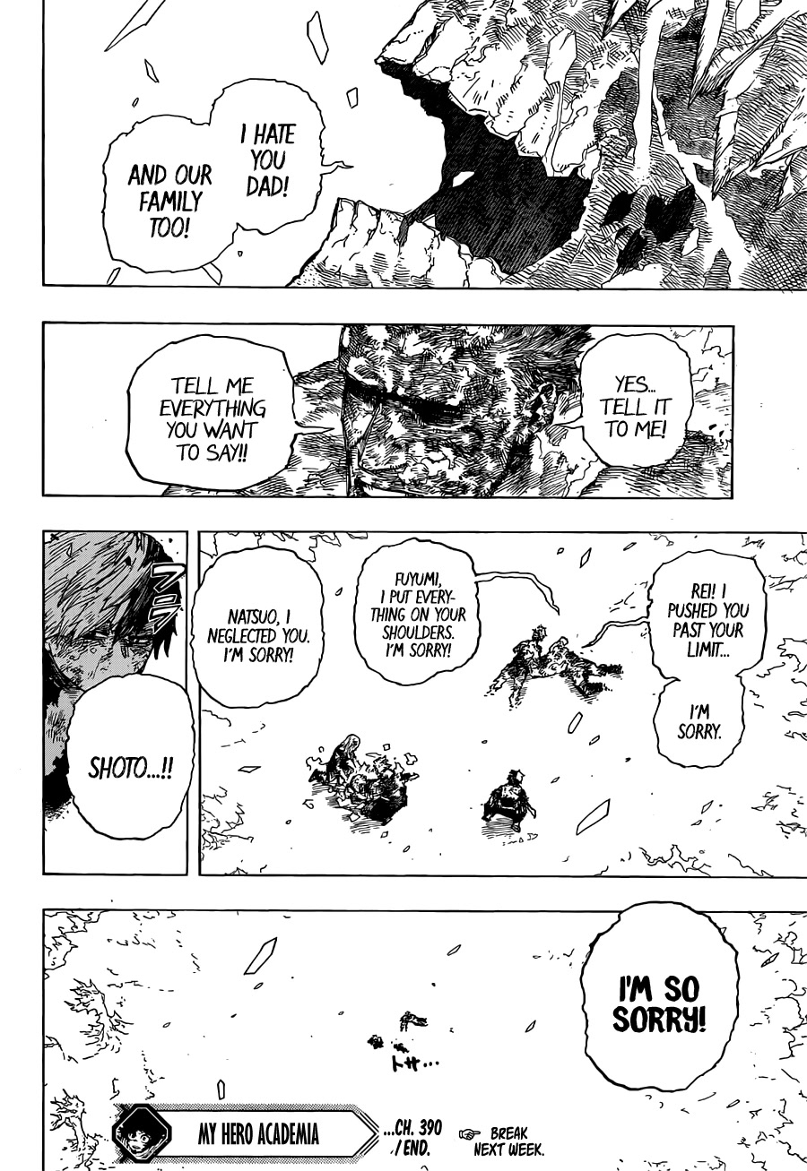 Boku No Hero Academia - Chapter 390: Shoto Todoroki : Rising