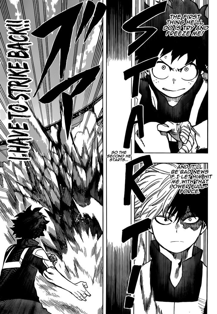 Boku No Hero Academia - Chapter 38 : Todoroki Vs. Midoriya