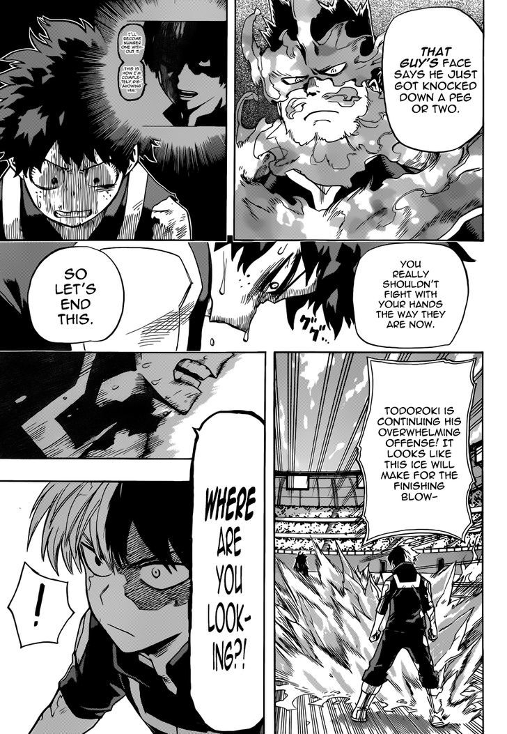 Boku No Hero Academia - Chapter 38 : Todoroki Vs. Midoriya