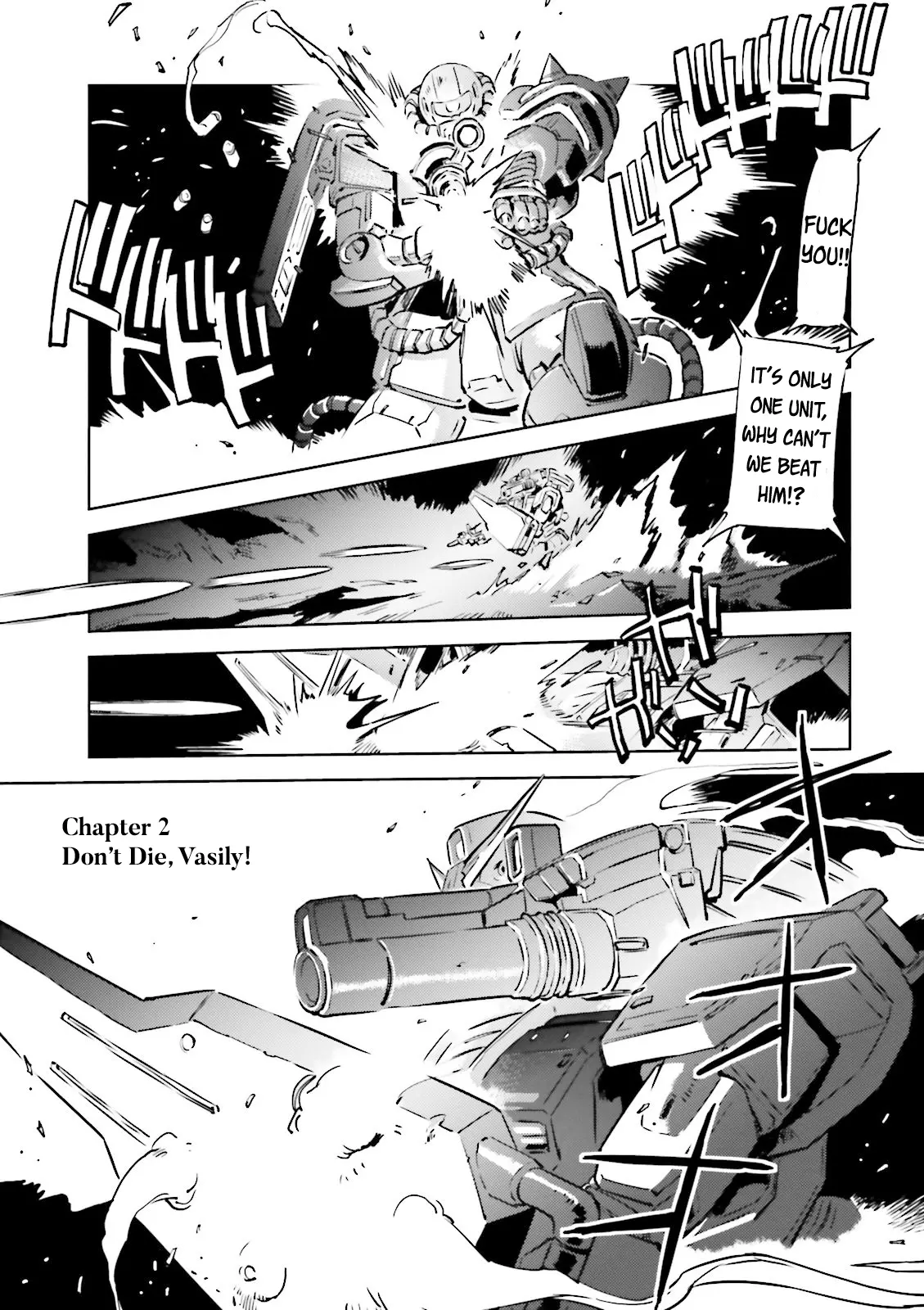 Mobile Suit Gundam - The Origin Msd: Cucuruz Doan’s Island - Vol.1 Chapter 2: Don't Die, Vasily!