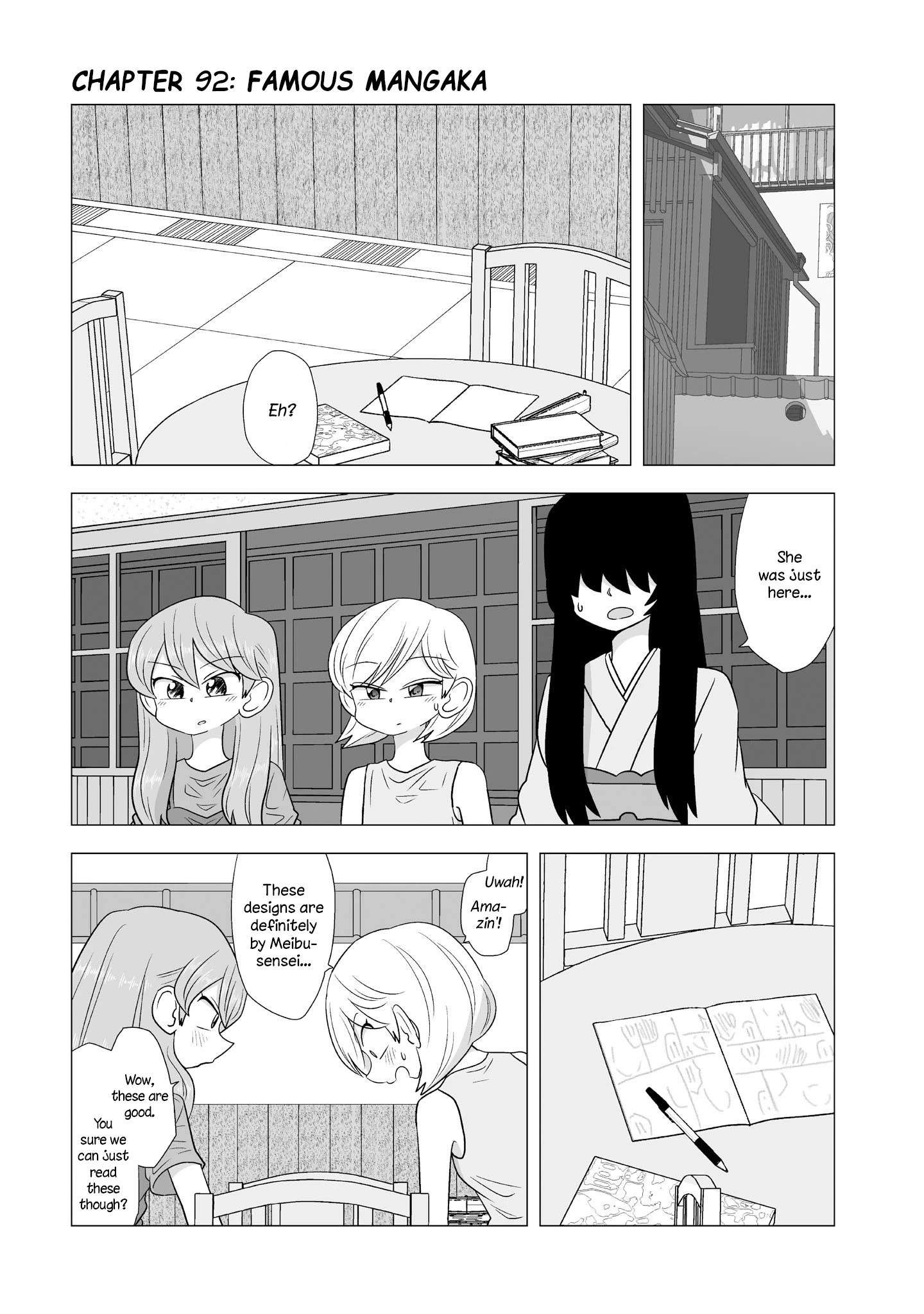 Yuri Natsu -Kagaya Inn- - Chapter 92: Famous Mangaka