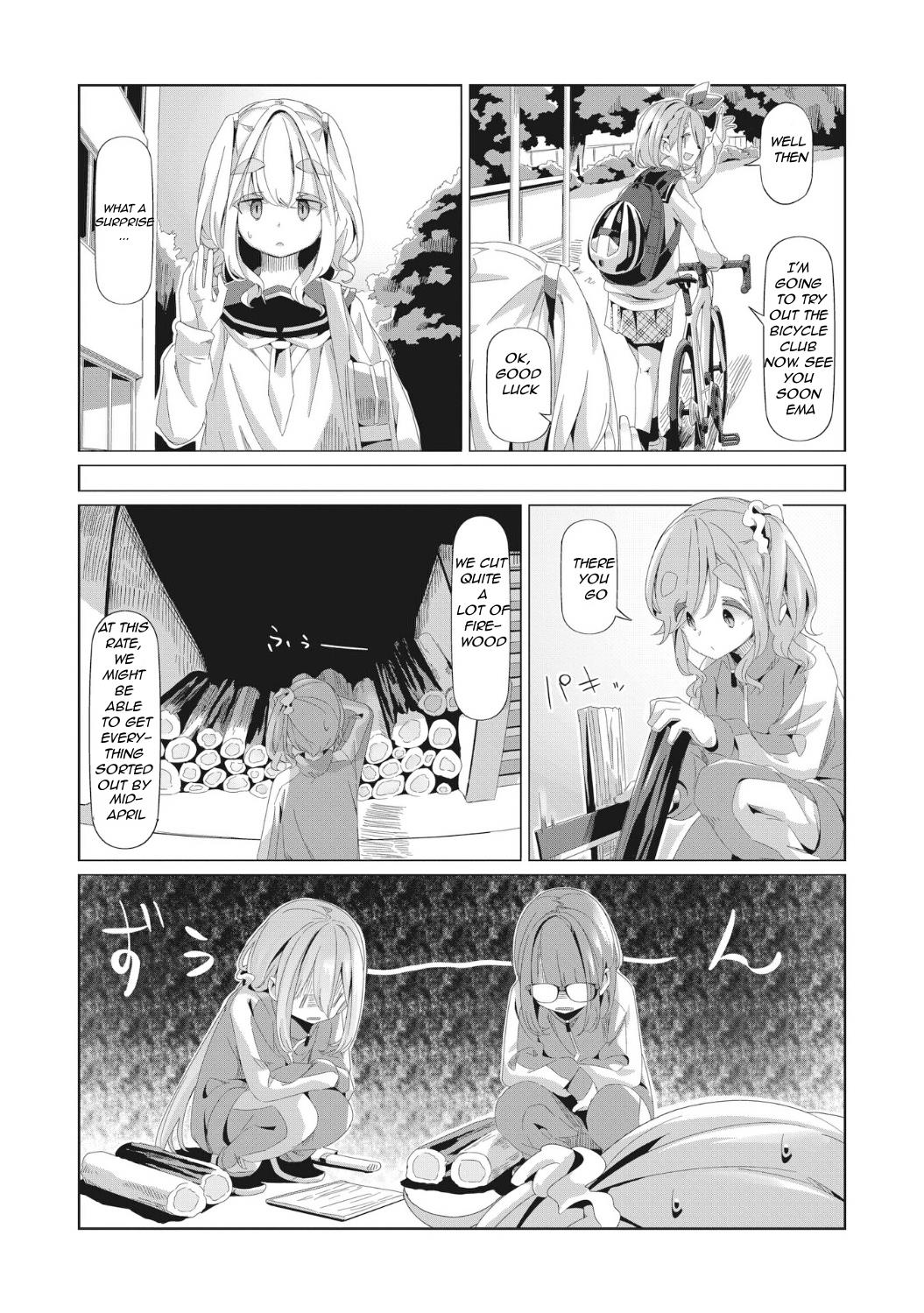 Yurucamp - Chapter 80: Welcome, New Club Members