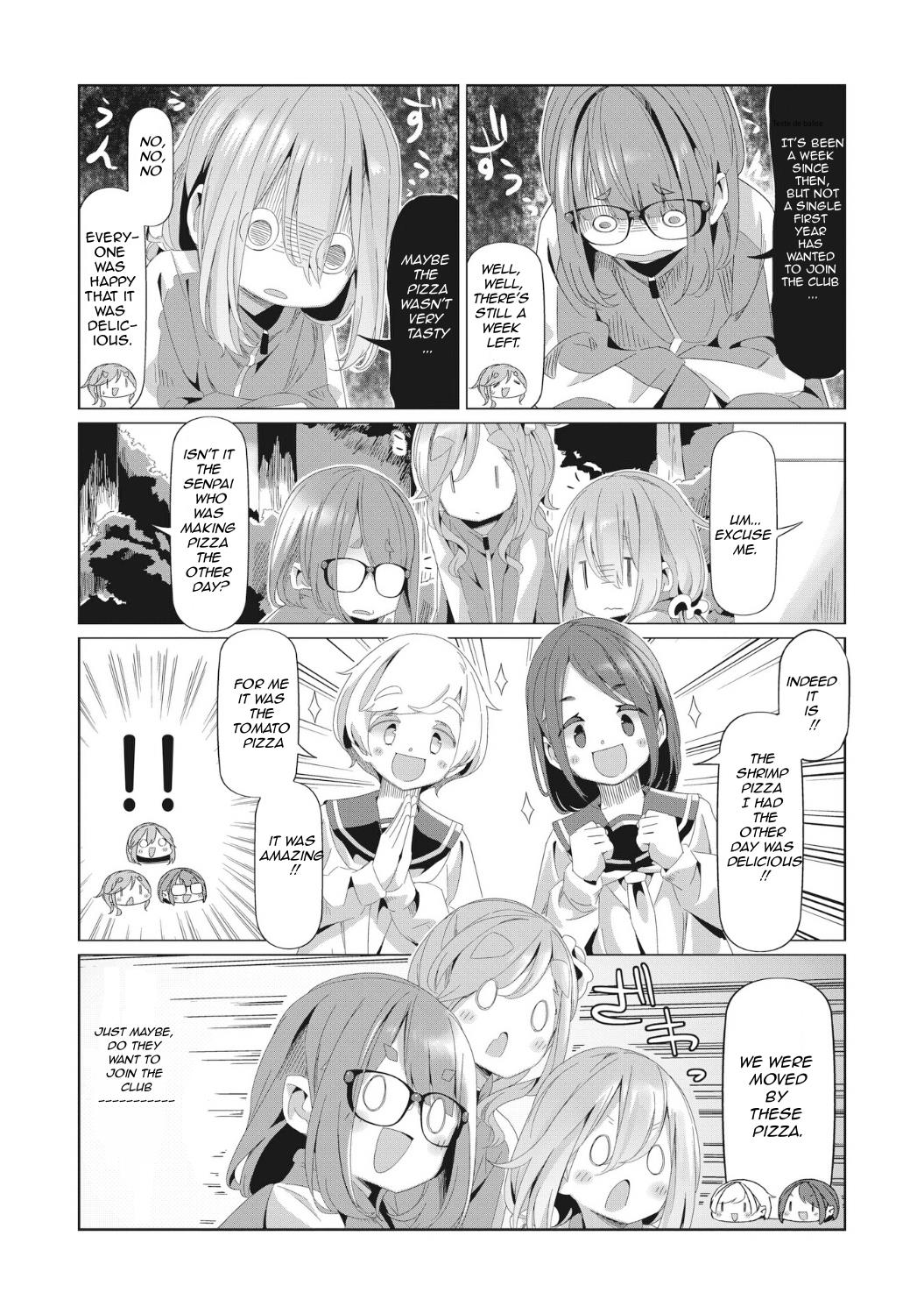 Yurucamp - Chapter 80: Welcome, New Club Members