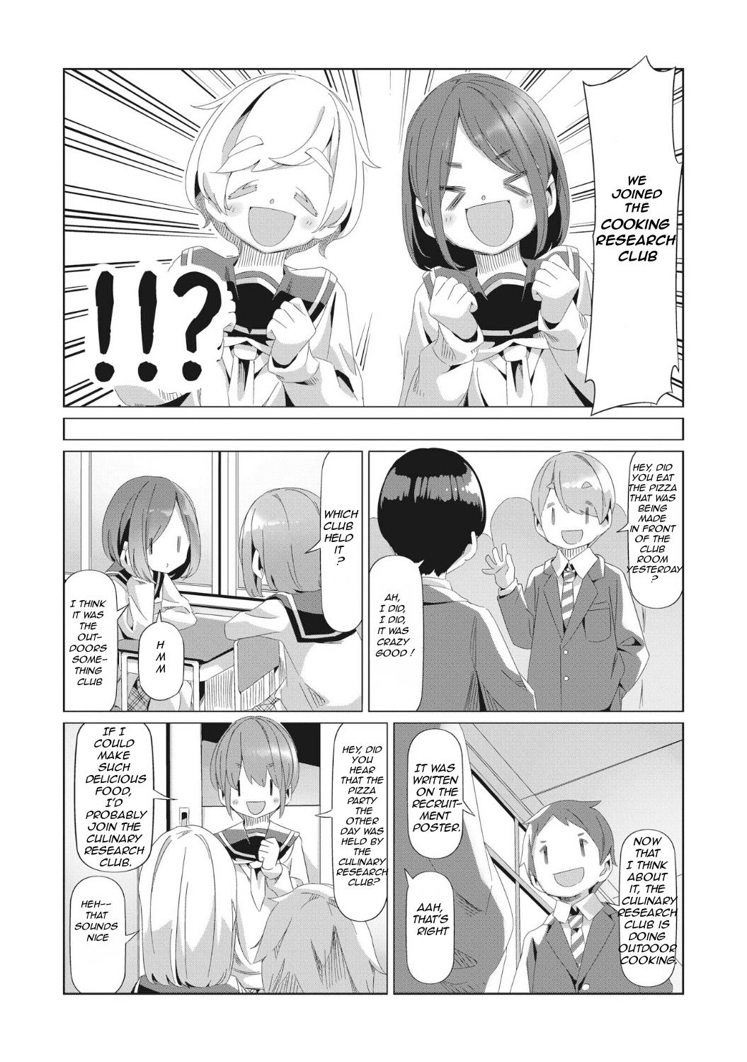 Yurucamp - Chapter 80: Welcome, New Club Members