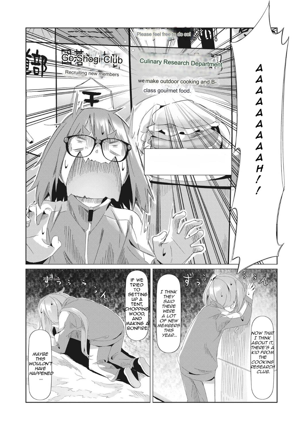 Yurucamp - Chapter 80: Welcome, New Club Members