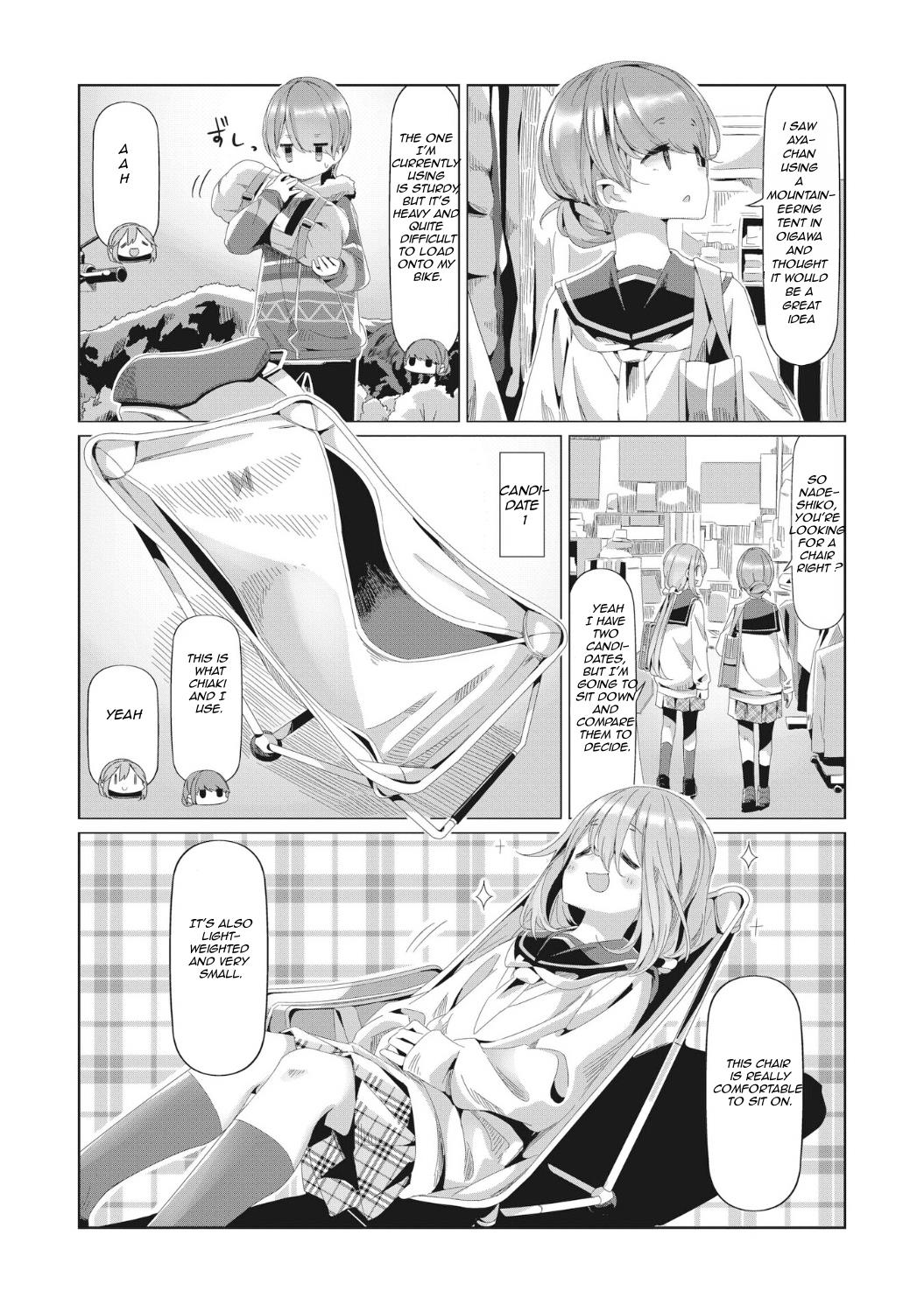 Yurucamp - Chapter 80: Welcome, New Club Members