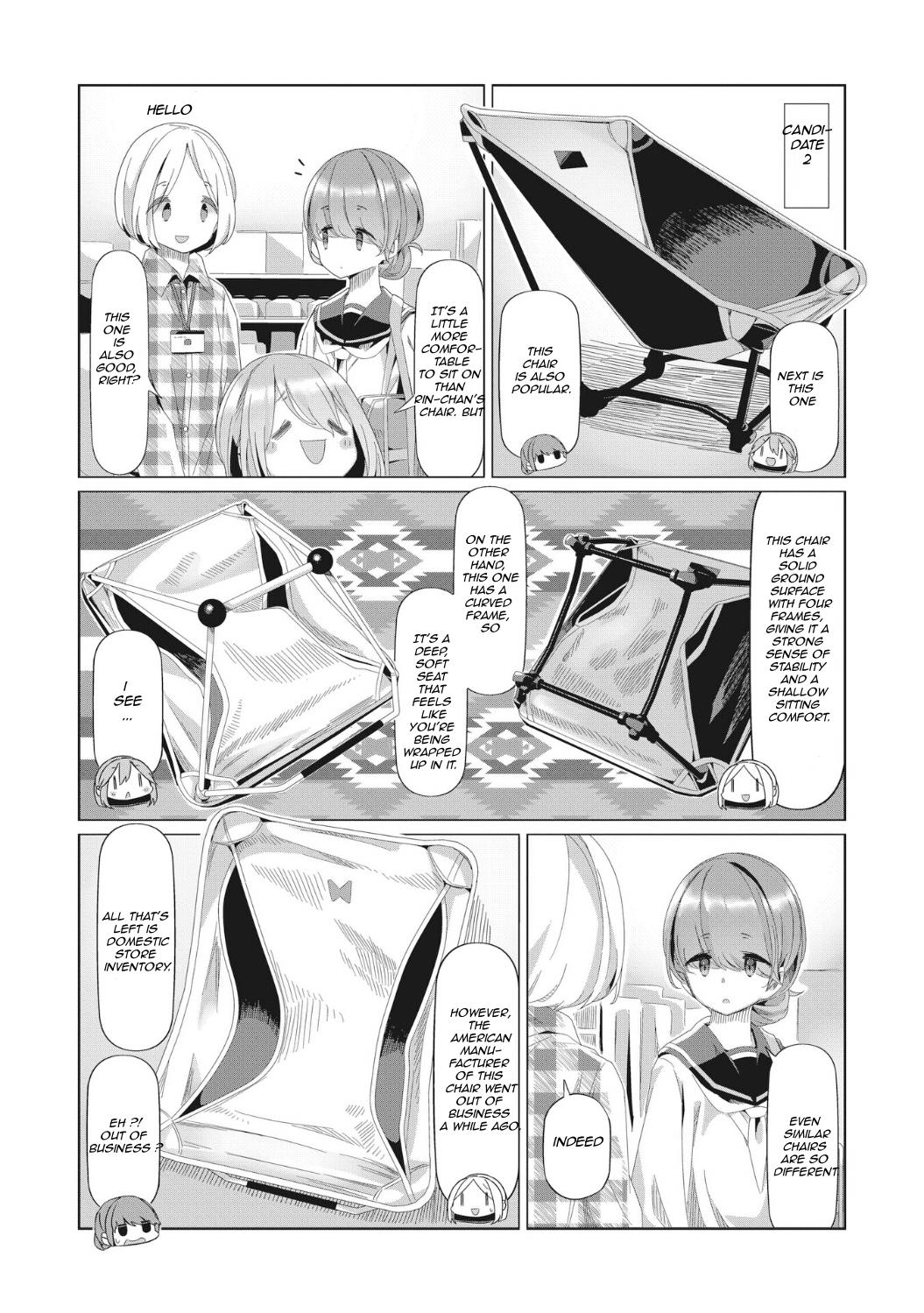 Yurucamp - Chapter 80: Welcome, New Club Members