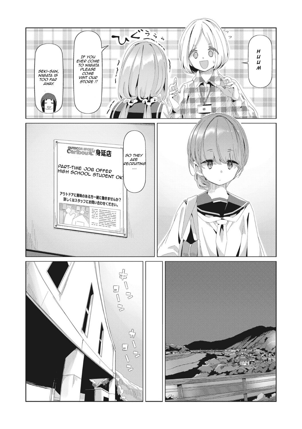 Yurucamp - Chapter 80: Welcome, New Club Members