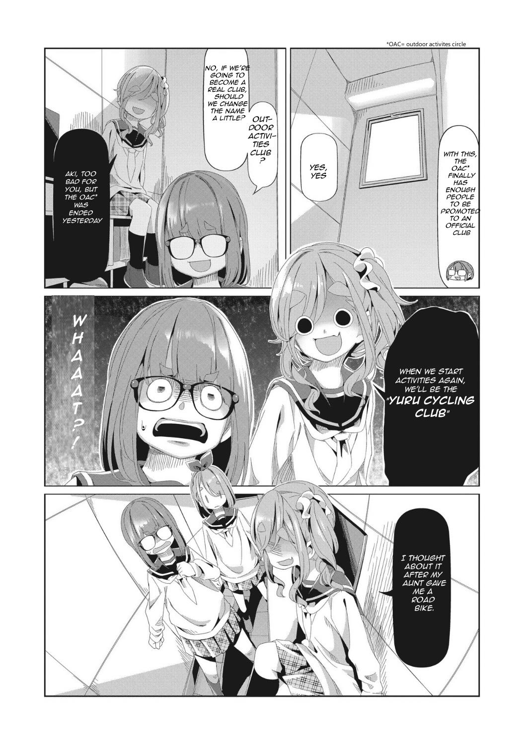 Yurucamp - Chapter 80: Welcome, New Club Members