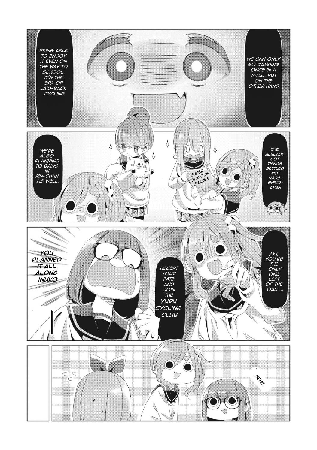 Yurucamp - Chapter 80: Welcome, New Club Members