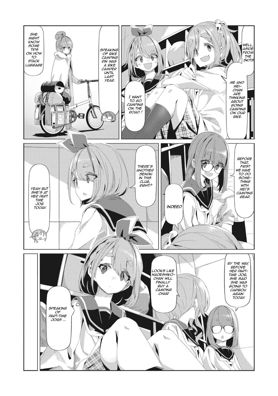 Yurucamp - Chapter 80: Welcome, New Club Members