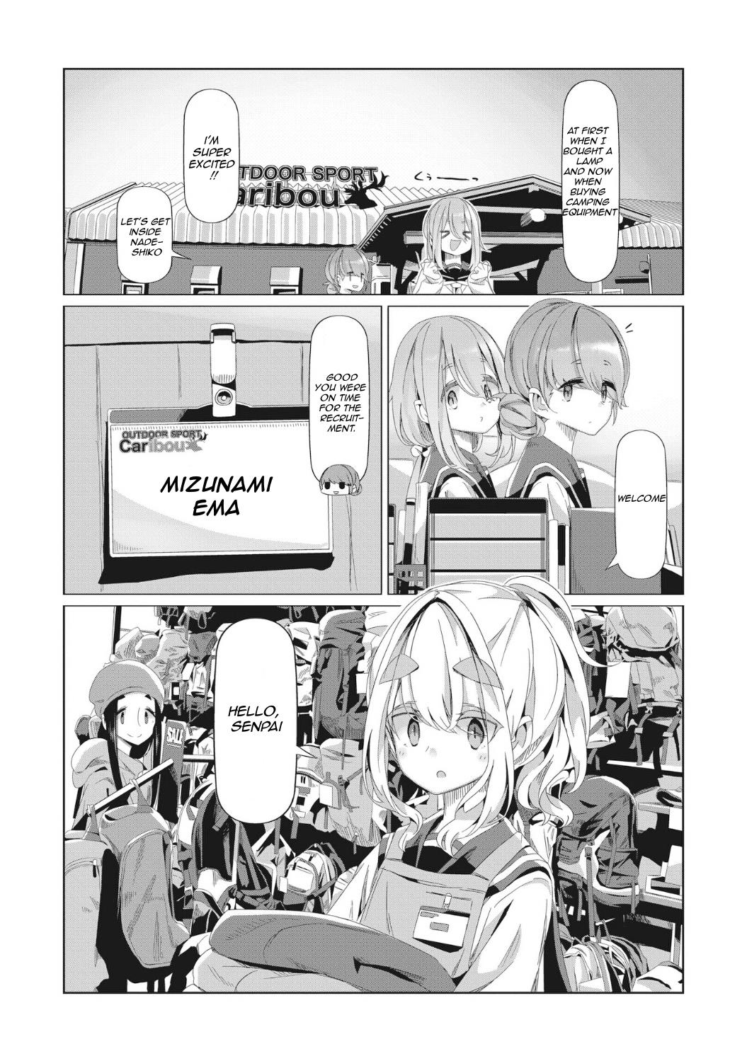 Yurucamp - Chapter 80: Welcome, New Club Members