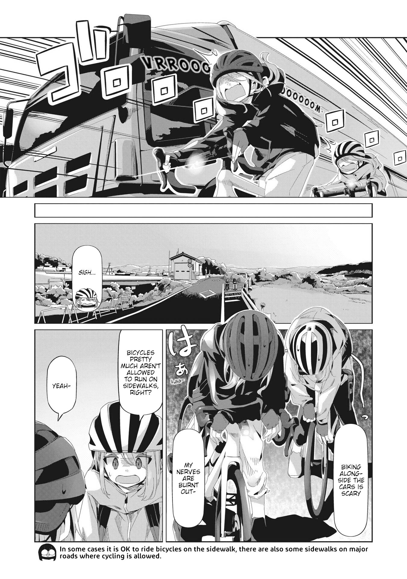 Yurucamp - Chapter 82: Inuko And Mei's Cycling Road Trip Across Yamanashi