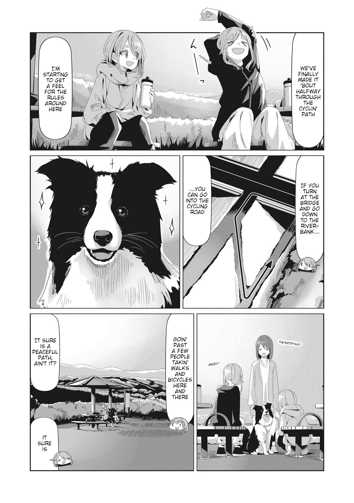 Yurucamp - Chapter 82: Inuko And Mei's Cycling Road Trip Across Yamanashi