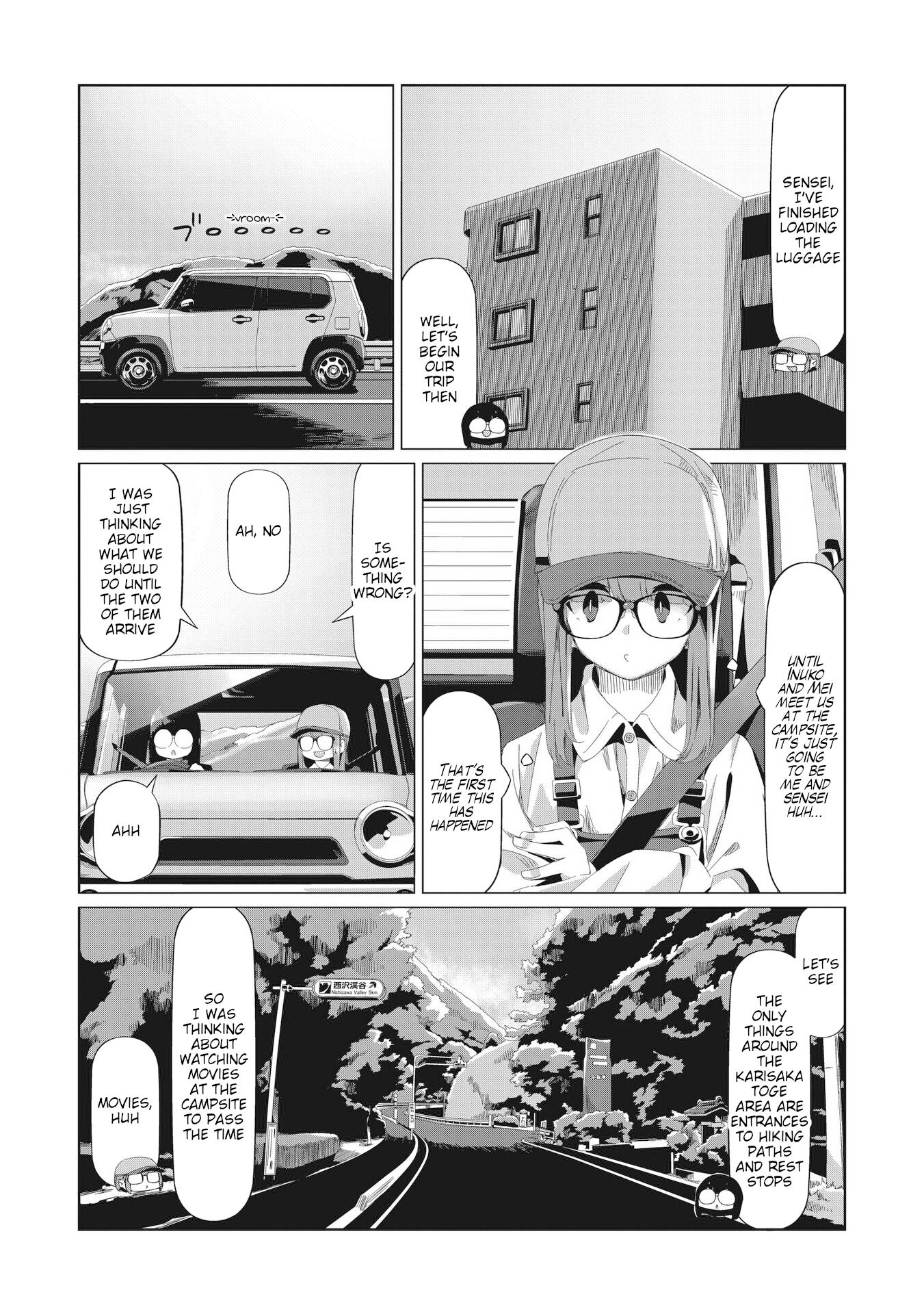 Yurucamp - Chapter 82: Inuko And Mei's Cycling Road Trip Across Yamanashi