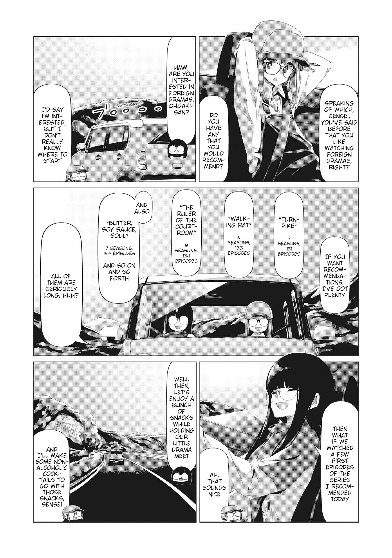 Yurucamp - Chapter 82: Inuko And Mei's Cycling Road Trip Across Yamanashi