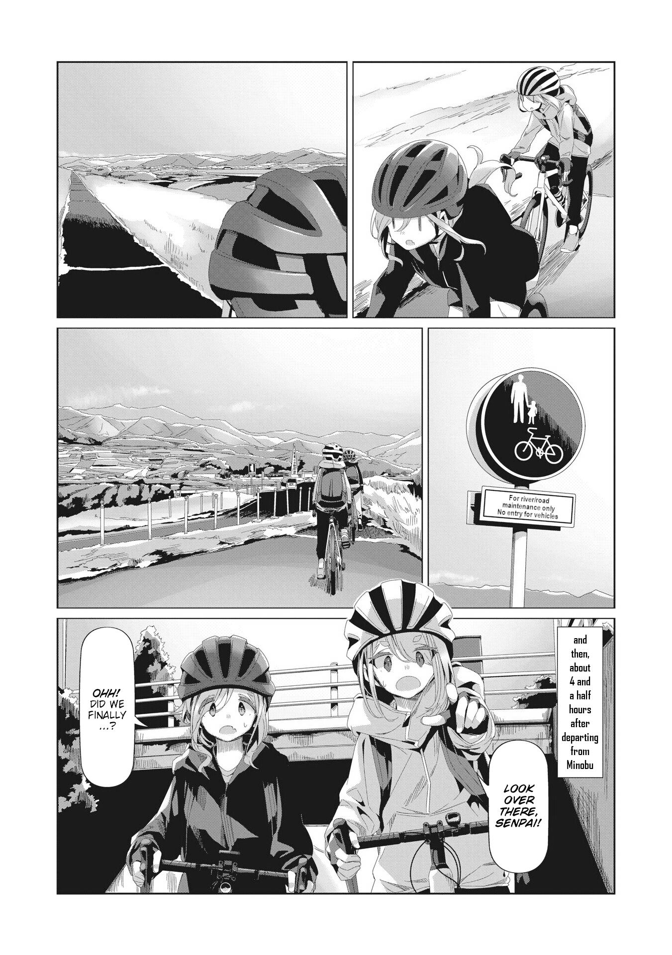 Yurucamp - Chapter 82: Inuko And Mei's Cycling Road Trip Across Yamanashi