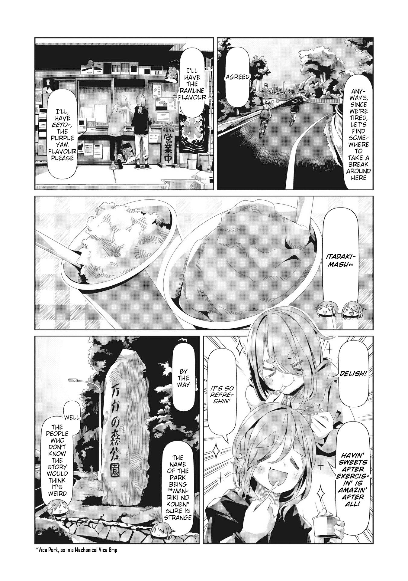 Yurucamp - Chapter 82: Inuko And Mei's Cycling Road Trip Across Yamanashi