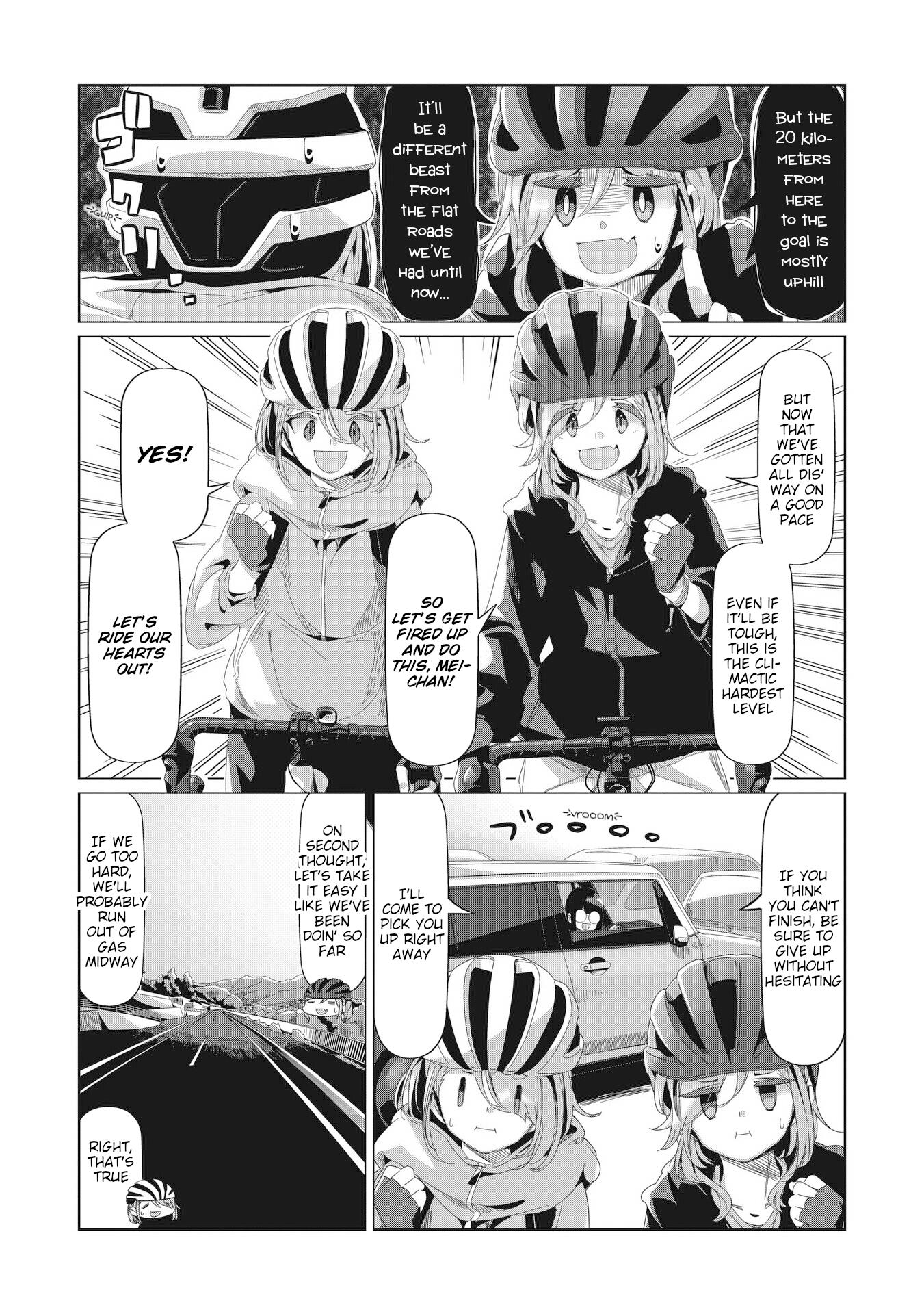 Yurucamp - Chapter 82: Inuko And Mei's Cycling Road Trip Across Yamanashi