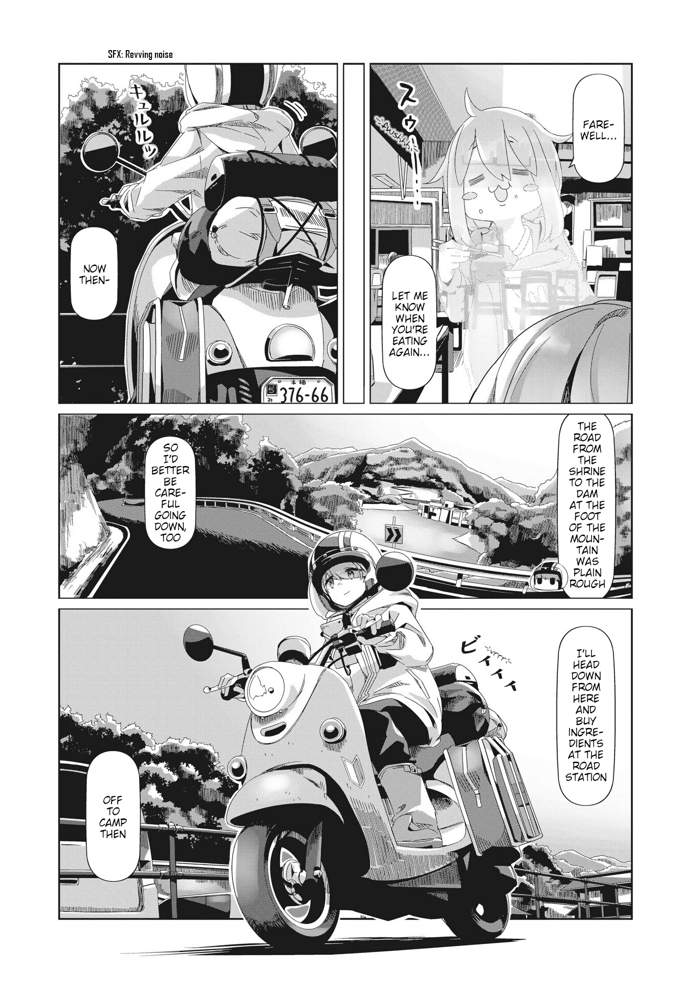 Yurucamp - Vol.15 Chapter 84: Full Speed Ahead! Inuko And Mei's Karisaka Hill Climb