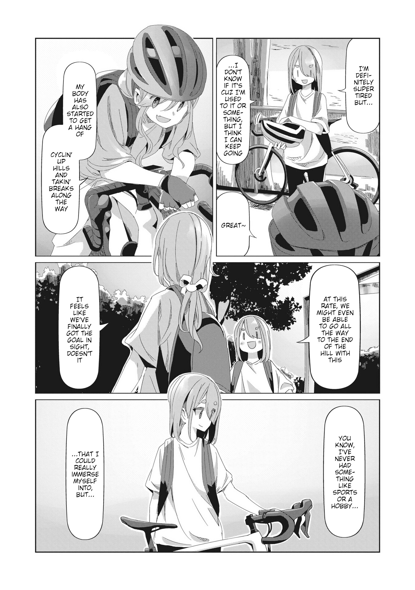 Yurucamp - Vol.15 Chapter 84: Full Speed Ahead! Inuko And Mei's Karisaka Hill Climb