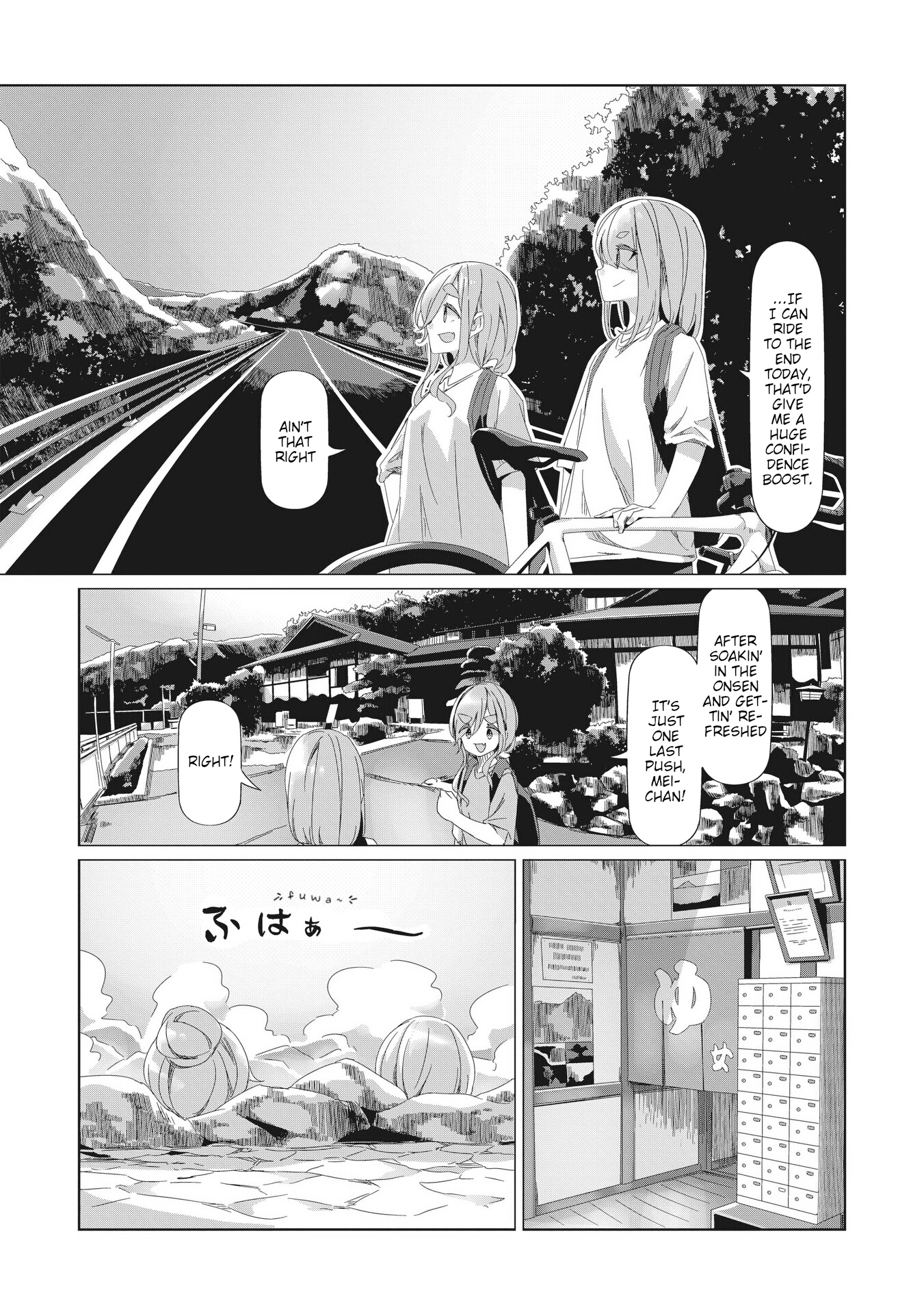 Yurucamp - Vol.15 Chapter 84: Full Speed Ahead! Inuko And Mei's Karisaka Hill Climb