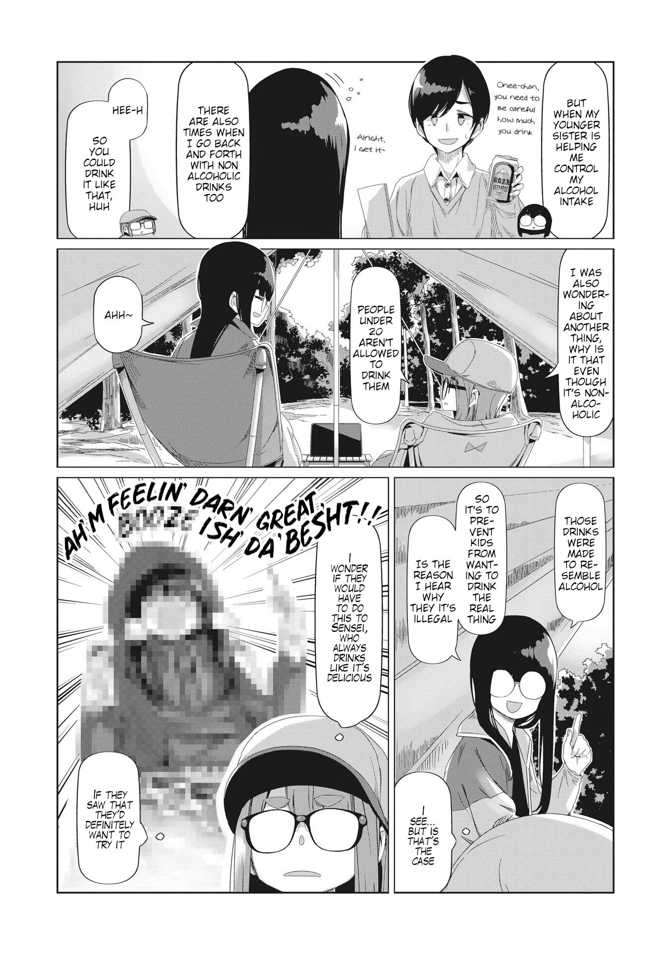 Yurucamp - Chapter 83: Chiaki And Minami's Non-Alcoholic Karisaka Camp