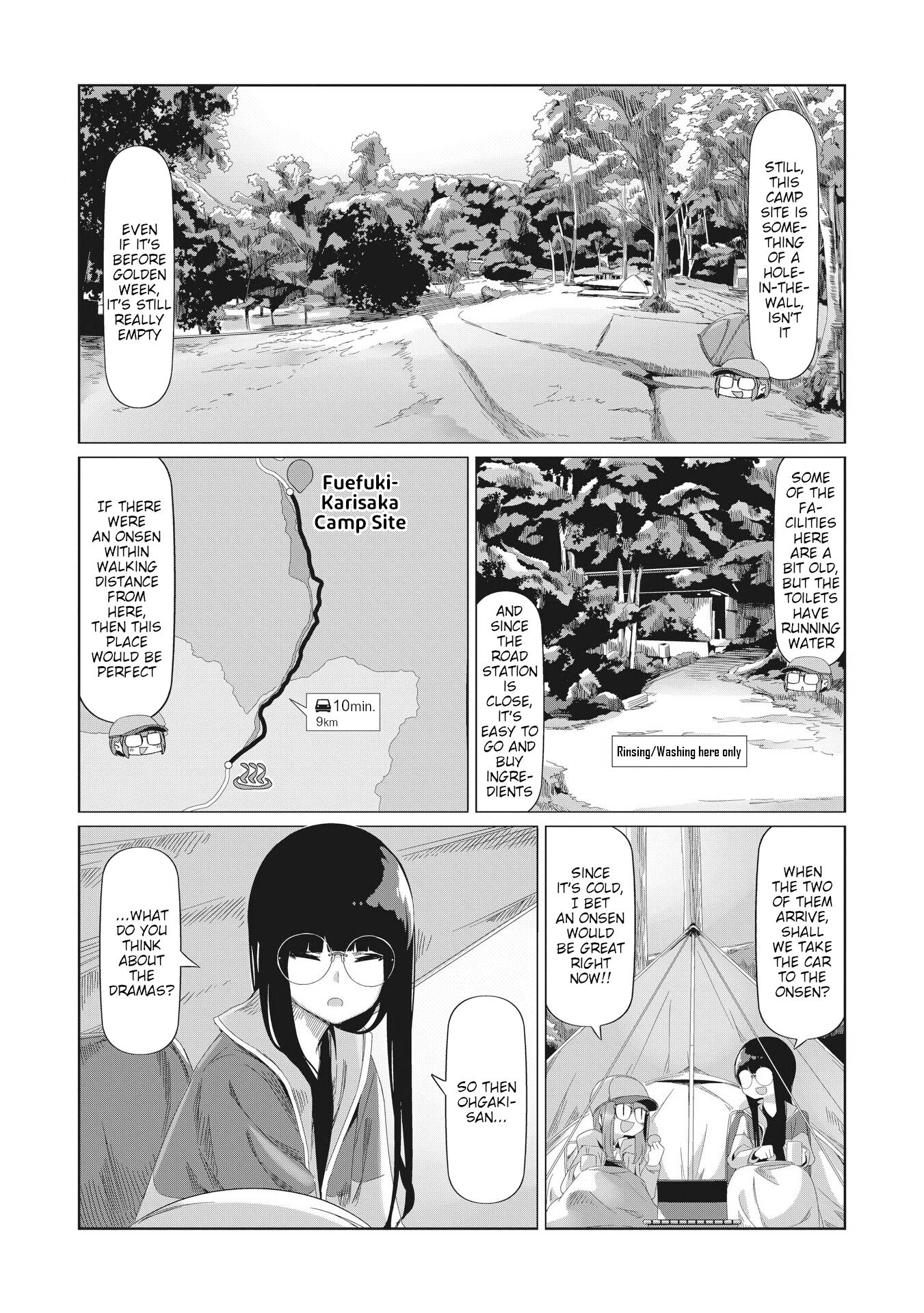 Yurucamp - Chapter 83: Chiaki And Minami's Non-Alcoholic Karisaka Camp