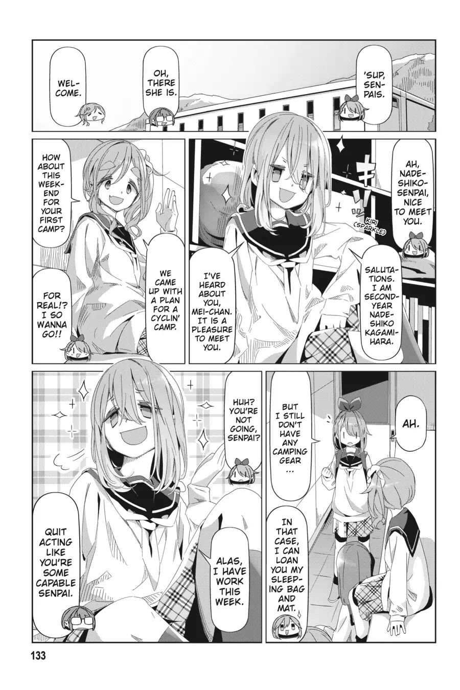 Yurucamp - Chapter 81: The Oec's Cycling Camp Plan