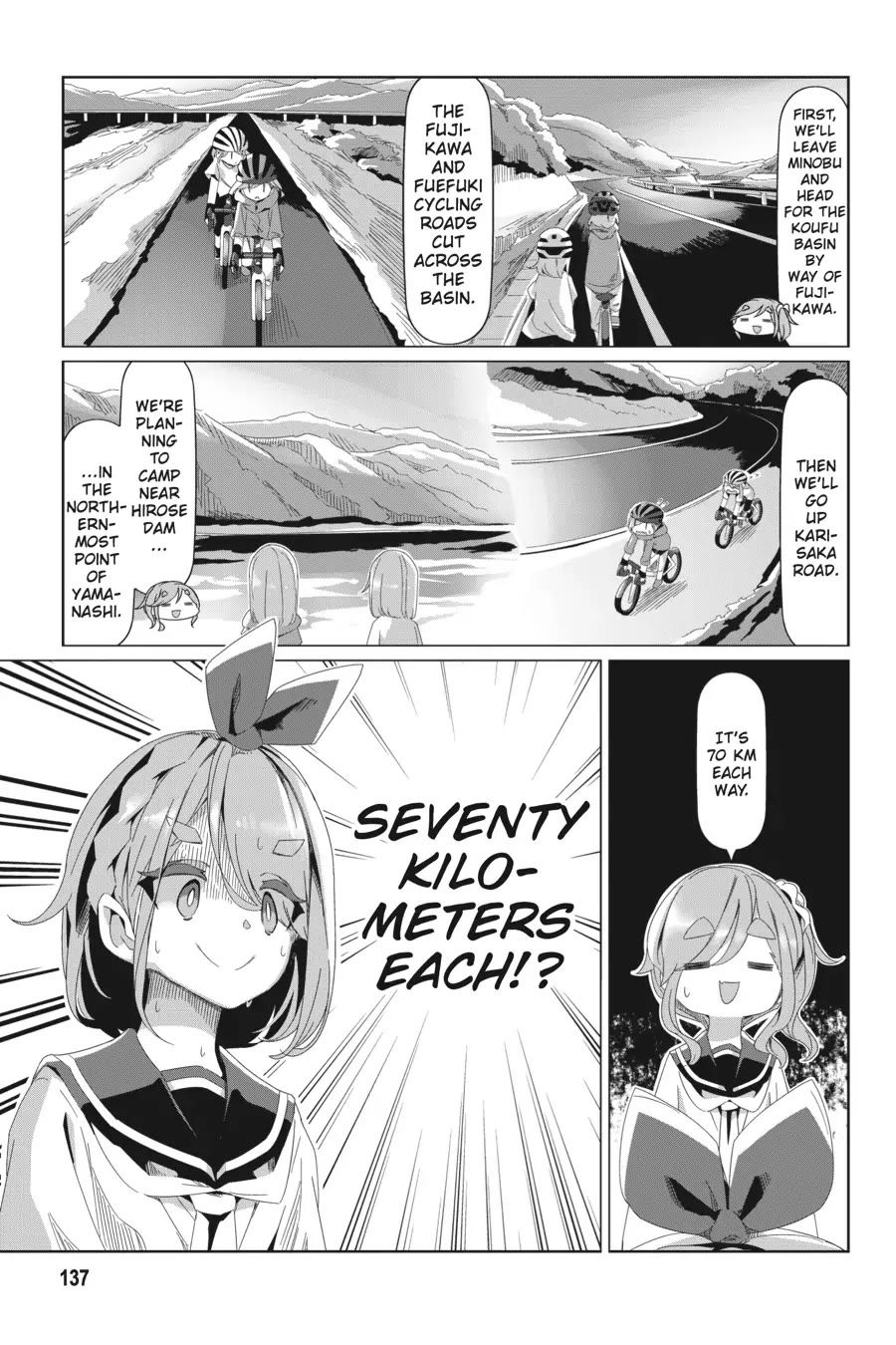 Yurucamp - Chapter 81: The Oec's Cycling Camp Plan