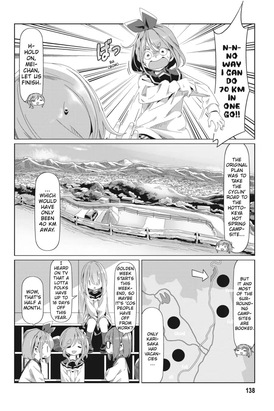 Yurucamp - Chapter 81: The Oec's Cycling Camp Plan