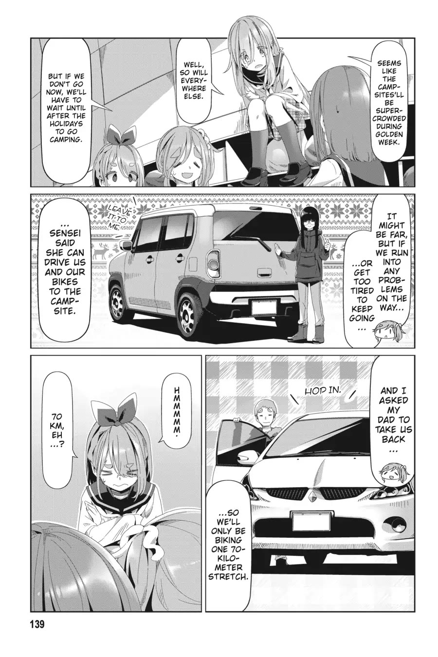 Yurucamp - Chapter 81: The Oec's Cycling Camp Plan