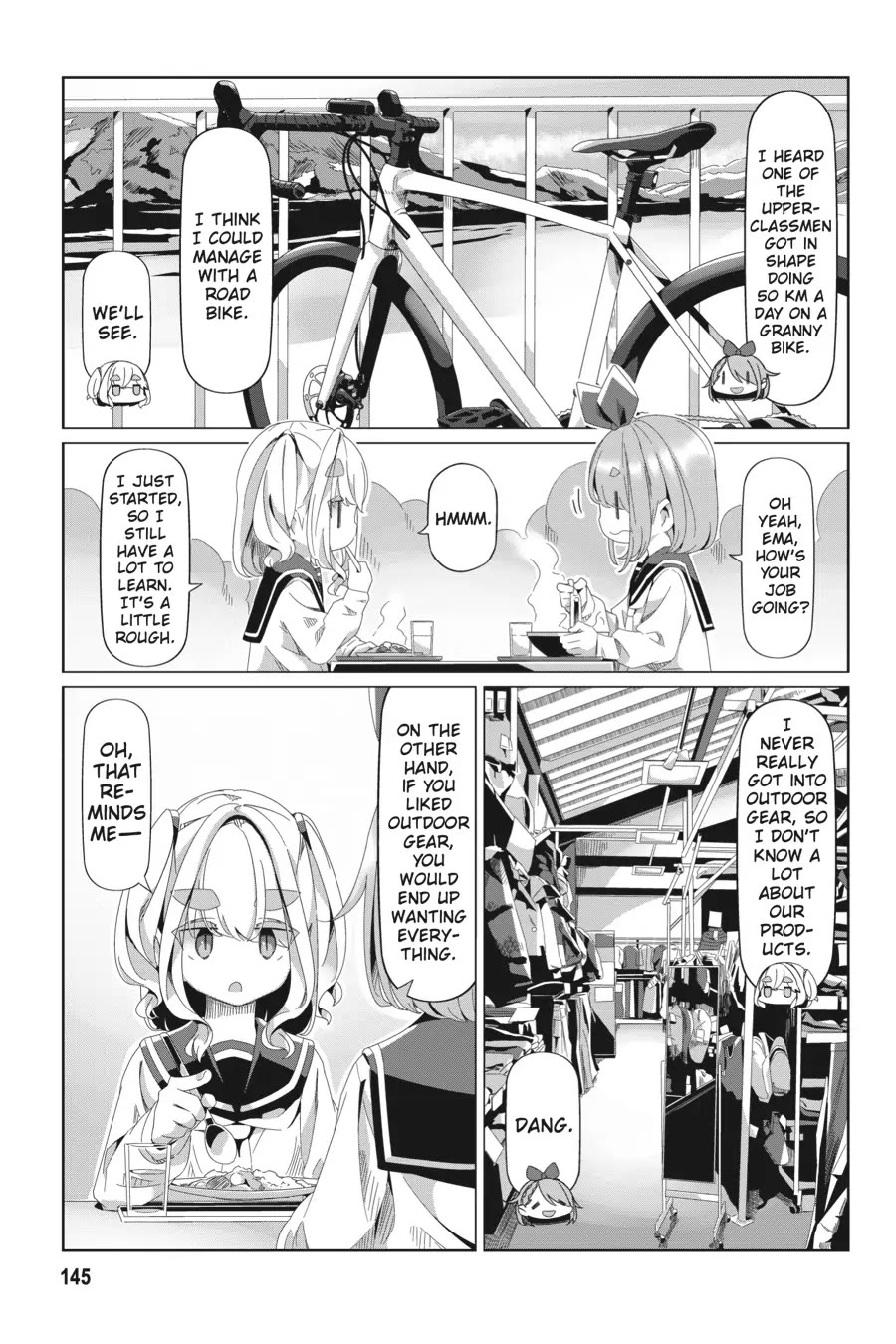 Yurucamp - Chapter 81: The Oec's Cycling Camp Plan