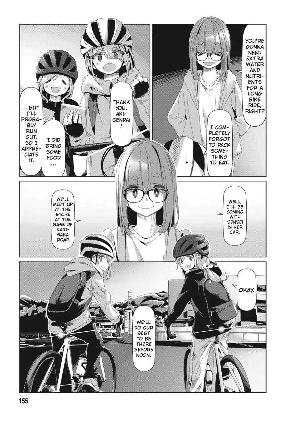 Yurucamp - Chapter 81: The Oec's Cycling Camp Plan