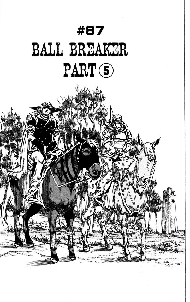 Steel Ball Run - Vol.22 Chapter 87 : Ball Breaker (Part 5)